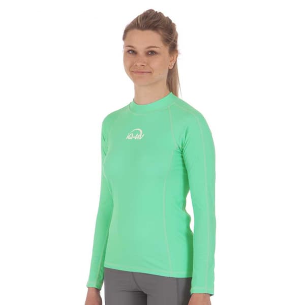 Iq-uv Skjorte Slim Fit Langærmet Kvinde Uv Aqua Grøn XS