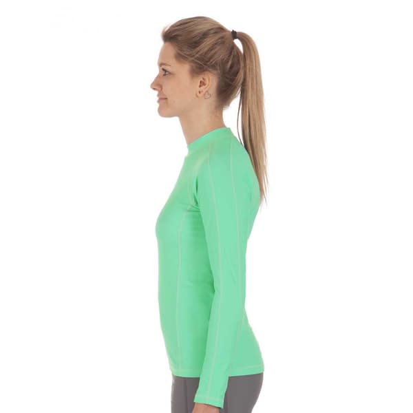 Iq-uv Skjorte Slim Fit Langærmet Kvinde Uv Aqua Grøn XS