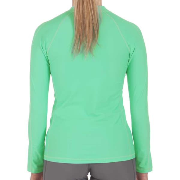 Iq-uv Skjorte Slim Fit Langærmet Kvinde Uv Aqua Grøn XS