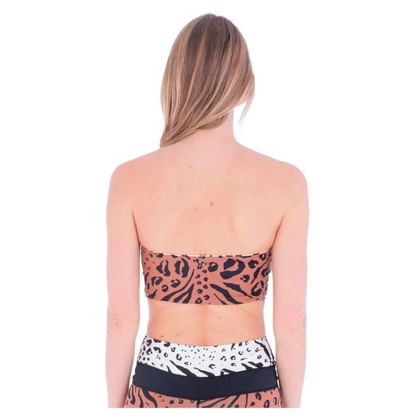 Hurley Bikinitop Animix Revo Tube Brun M Kvinde