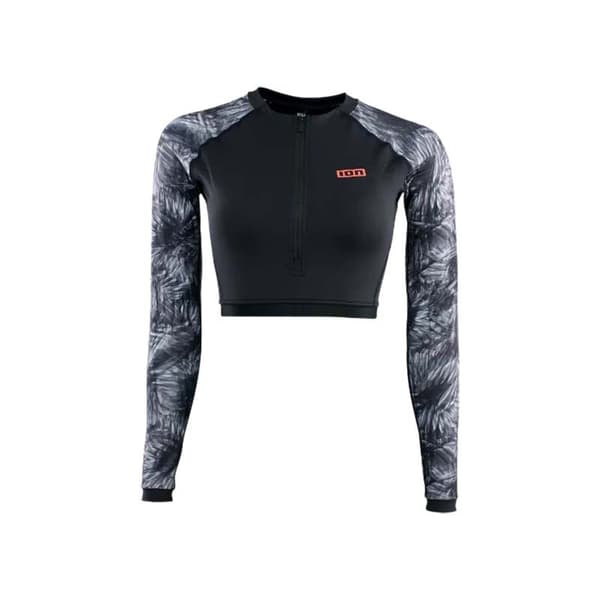 Ion Kvinna Långärmad Rashguard Rashguard Shorty Svart L