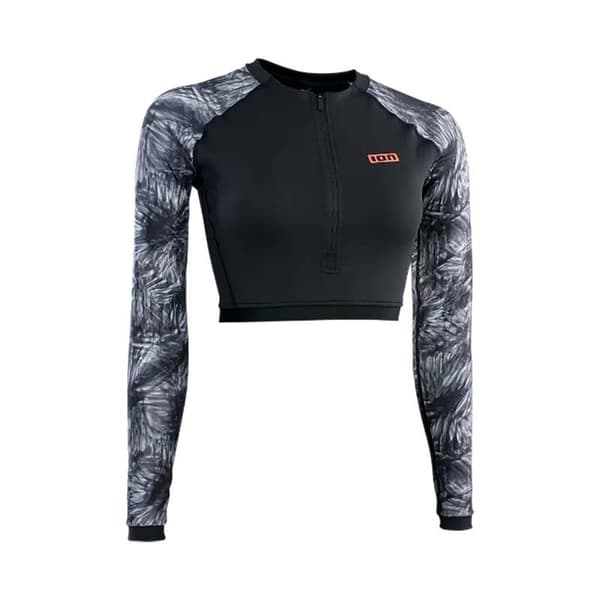 Ion Kvinna Långärmad Rashguard Rashguard Shorty Svart L