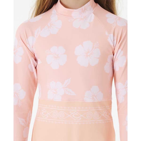 Rip Curl Langærmet Rashguard Desert Waves Rosa 16 Years