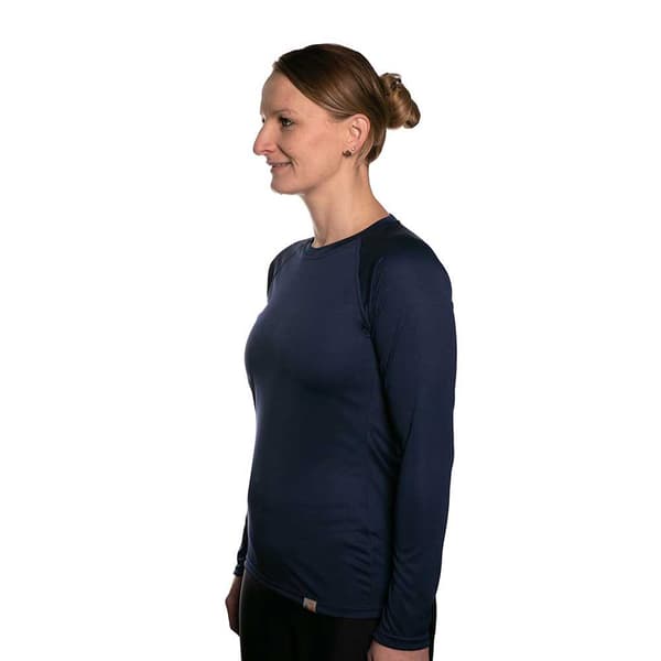Iq-uv Langærmet T-shirt Med Rund Hals Uv Air Pro Blå S