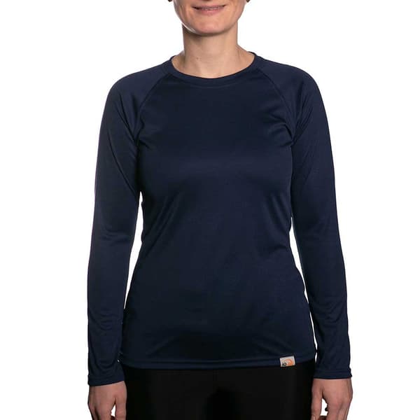 Iq-uv Langærmet T-shirt Med Rund Hals Uv Air Pro Blå S