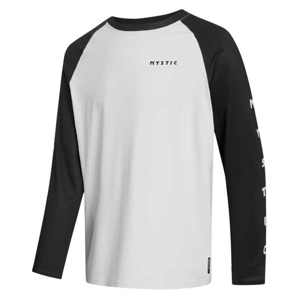 Mystic Långärmad Rashguard Bolt Quickdry Vit,Svart XL