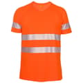Miniatyrbillede 4 af 5: Iq-uv Uv High Visible T-shirt V-neck Kl.2 Man Orange 5XL