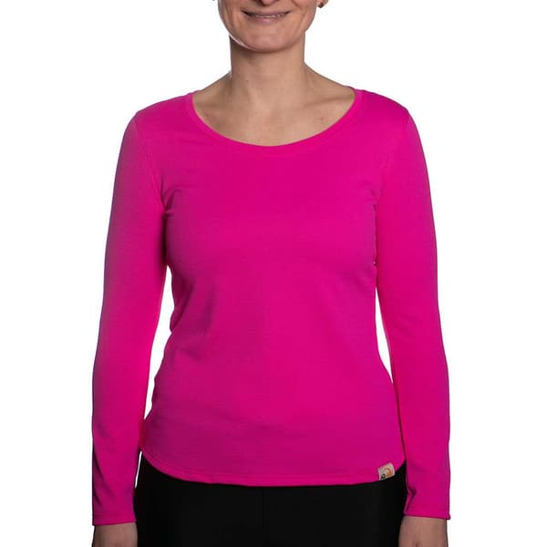 Iq-uv Langærmet O-hals T-shirt Uv Wave Rosa 2XL