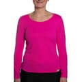 Miniatyrbillede 1 af 3: Iq-uv Langærmet O-hals T-shirt Uv Wave Rosa 2XL