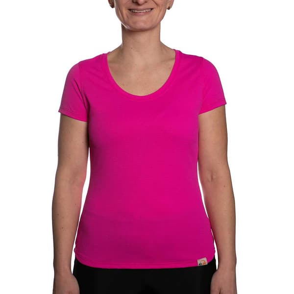 Iq-uv Kortærmet O-hals T-shirt Uv Wave Rosa 3XL