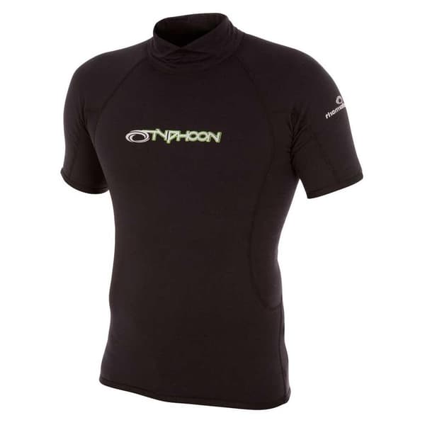 Typhoon Kortærmet T-shirt Thermafleece Sort S