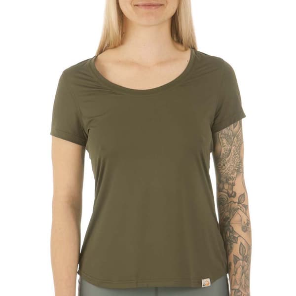 Iq-uv Skjorte Kvinde Uv Free Grøn 2XL