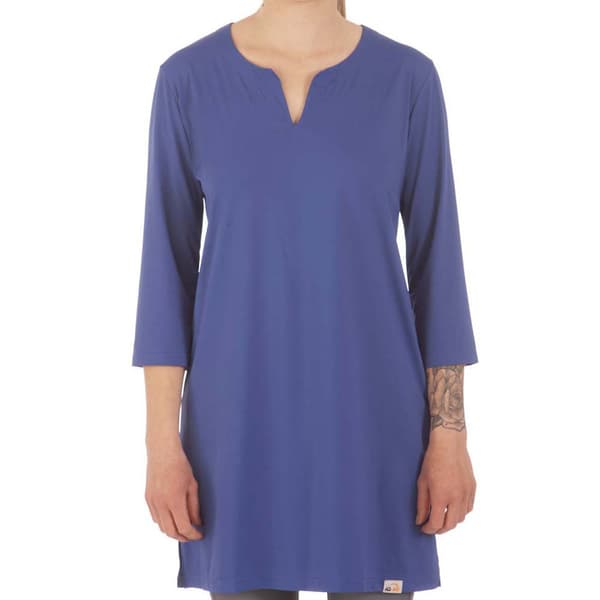Iq-uv Kvinde Uv Free Tunika Blå 2XL