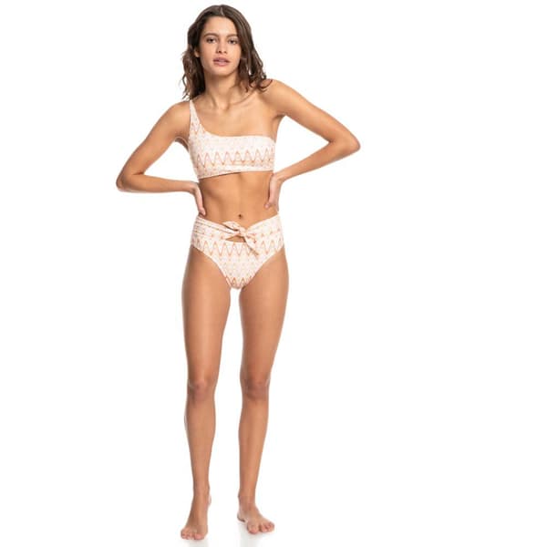 Quiksilver Bikinitopp Classic One Shoulder Aop Vit XL Kvinna