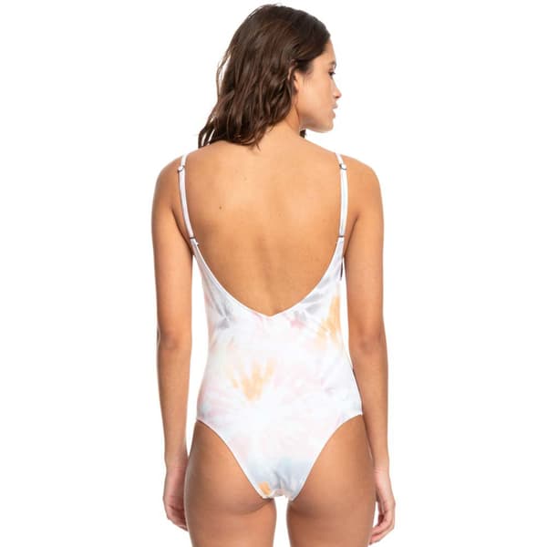 Quiksilver Badedragt Classic V Aop Hvid XS Kvinde