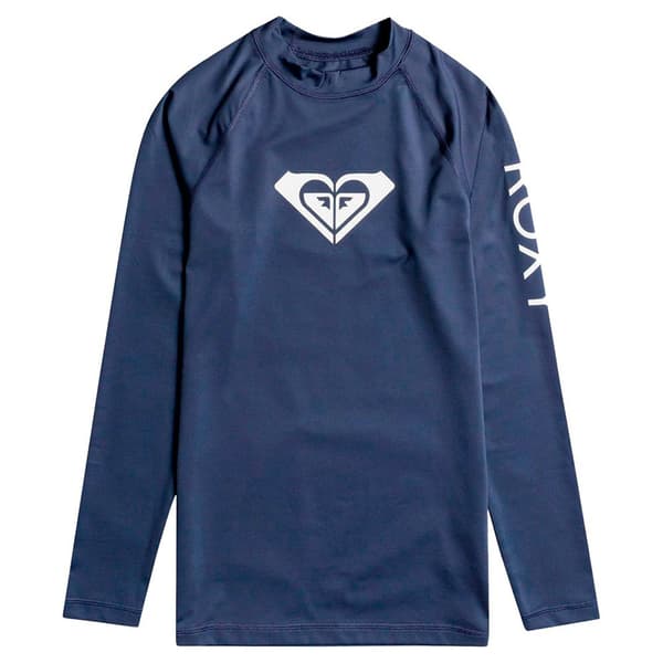 Roxy Helhjärtad Rashguard Erjwr03547 Blå L