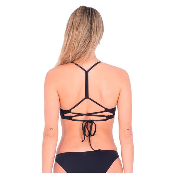 Hurley Bikinitop Solid Adjustable Sort XS Kvinde