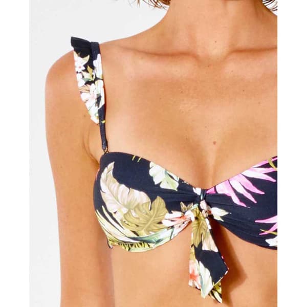 Rip Curl Bikinitop On The Coast Bandeau Hvid L Kvinde