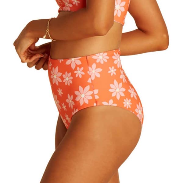 Billabong Bikini Underdel Out West Dreamin Reversible Hi Retro Orange S Kvinna