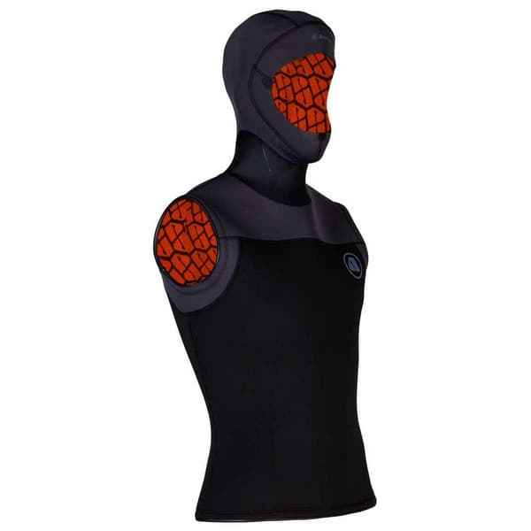 Apeks Huvväst Thermiq 4/3 Mm Svart 2XL
