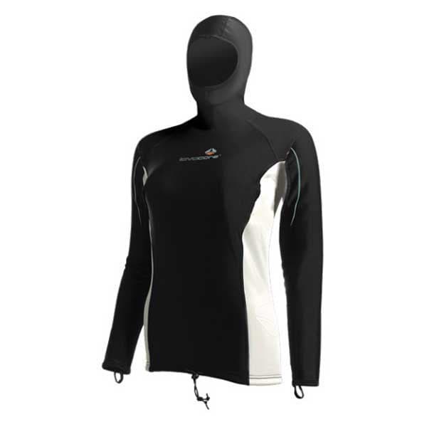 Lavacore Langærmet T-shirt Med Hætte Polytherm Sort 2XS