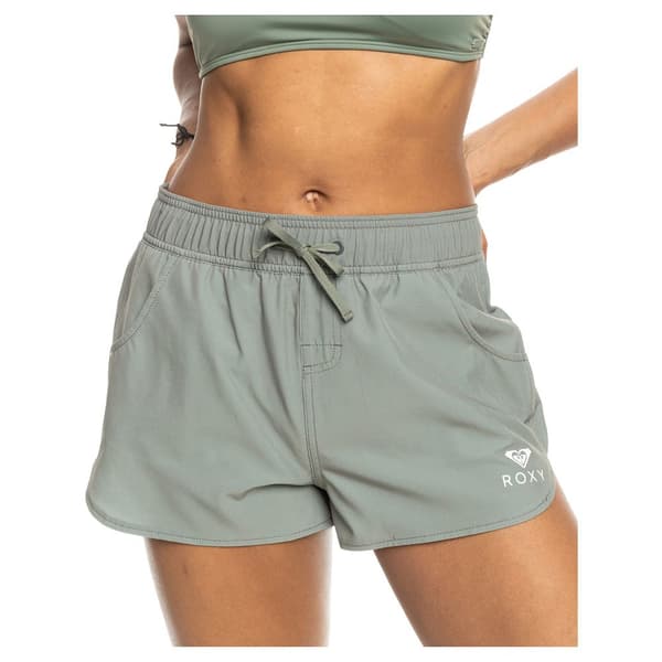 Roxy Svømmeshorts Woven Grøn S Kvinde