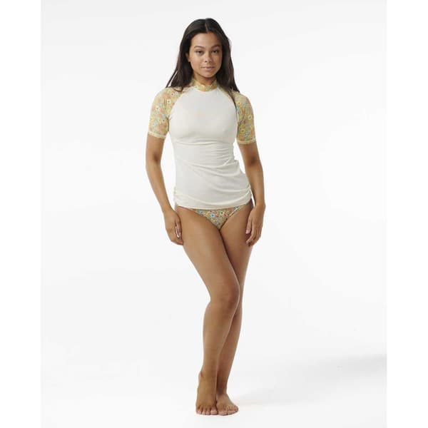 Rip Curl Uv Kortærmet T-shirt Sea Of Dreams Upf 50 Beige XS