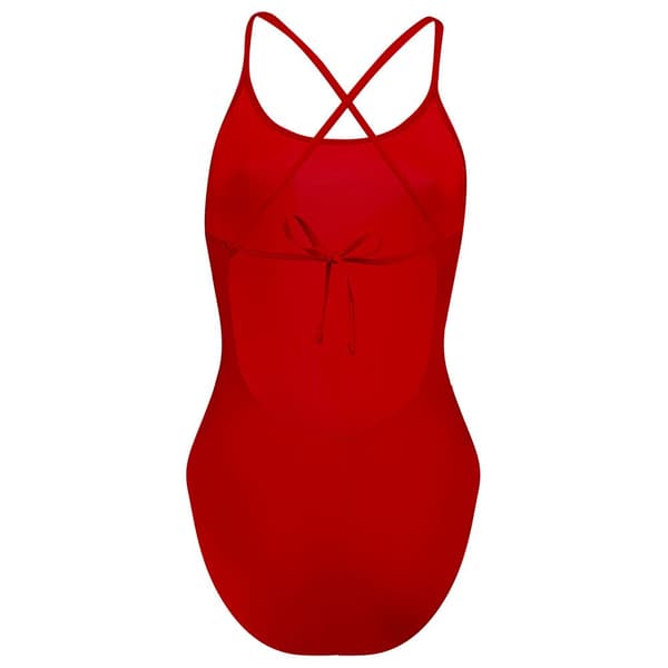 Puma Baddräkt V Neck Röd S Kvinna