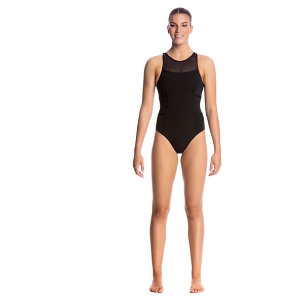 Funkita Badedragt Hi Flyer Sort AUS 12 Kvinde