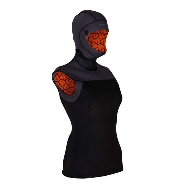 Apeks Thermiq Hættevest Mujer 4/3 Mm Sort 2XL