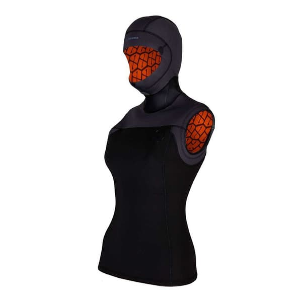 Apeks Thermiq Hættevest Mujer 4/3 Mm Sort 2XL