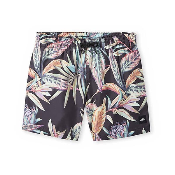 O´neill Svømmeshorts Cali Print 13´´ Sort 11-12 Years Dreng