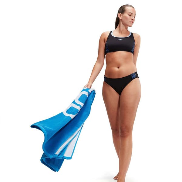 Speedo Bikini Placement Svart 36 Kvinna