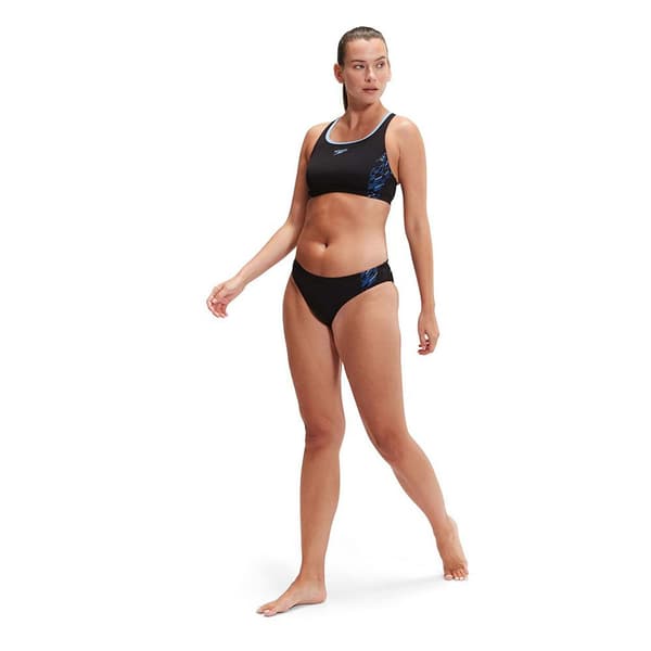 Speedo Bikini Placement Svart 36 Kvinna