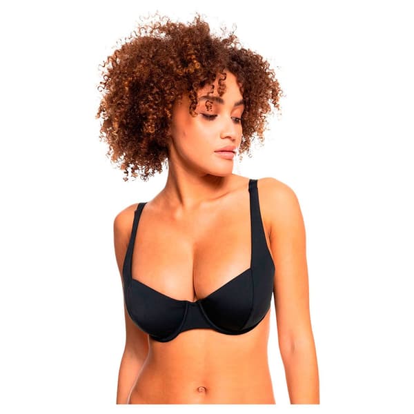 Roxy Bikinitop Side Beach Classics Underwire Sort XL Kvinde
