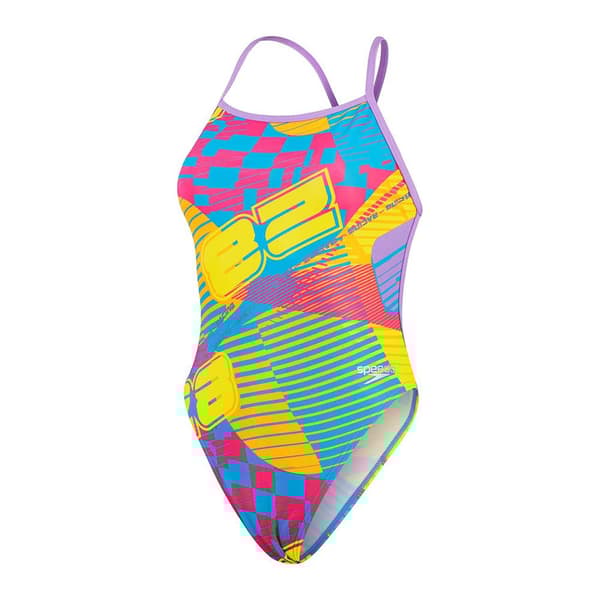 Speedo Uimapuku Allover Digital Vback  34 Nainen