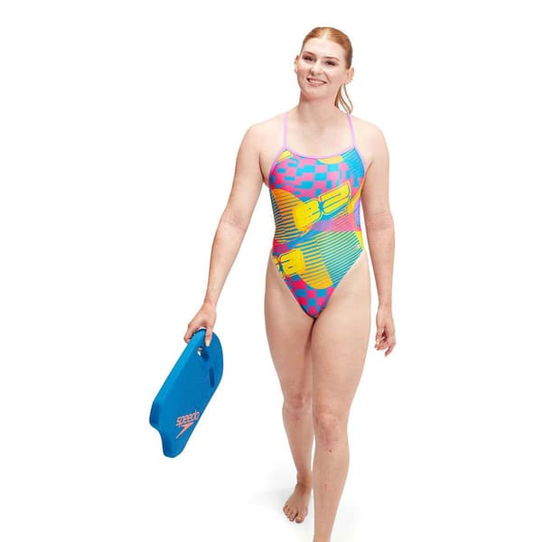 Speedo Uimapuku Allover Digital Vback  34 Nainen