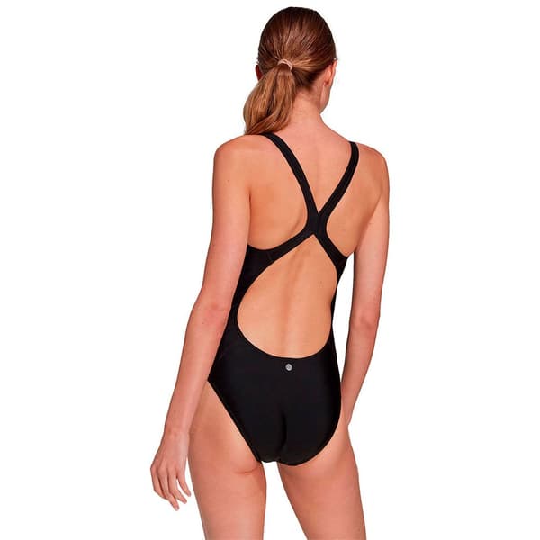 Adidas Badedragt 3 Bars Sort 42 Kvinde