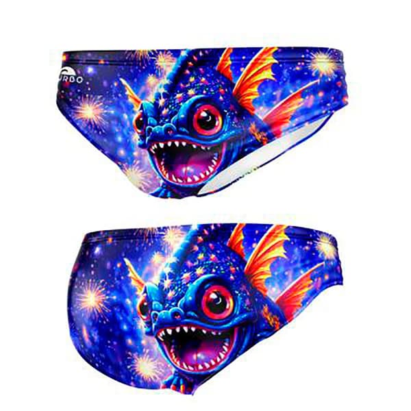 Turbo Uimahousut Little Dragon Fireworks  2XL Mies