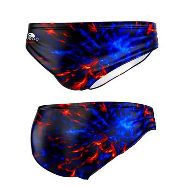 Turbo Simning Kalsonger Red Blue Fire  3XL Man