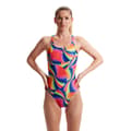 Miniatyrbillede 7 af 7: Speedo Badedragt Allover Digital Leaderback Flerfarvet 30 Kvinde