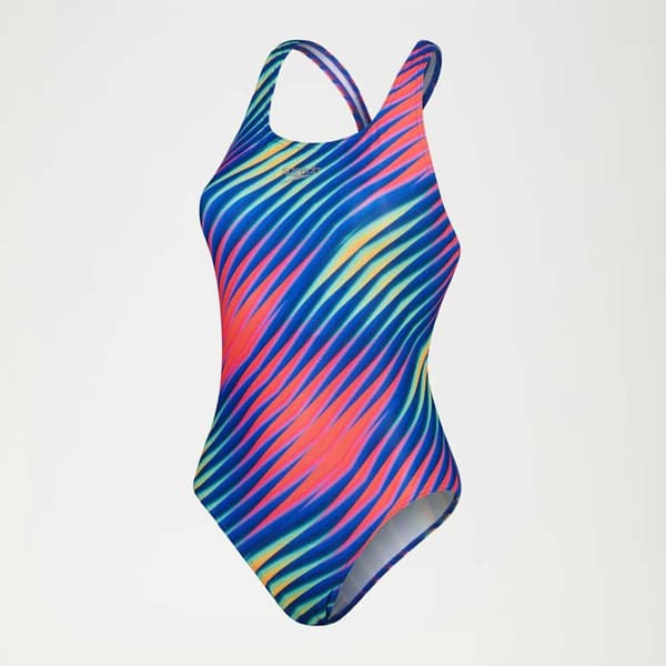 Speedo Badedragt Allover Digital Powerback  32 Kvinde