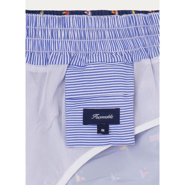 FaÇonnable Svømmeshorts Flags Blå L Mand