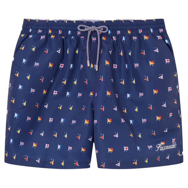 FaÇonnable Svømmeshorts Flags Blå L Mand