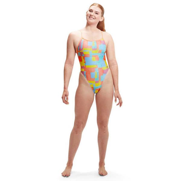 Speedo Uimapuku Allover Digital Vback  32 Nainen