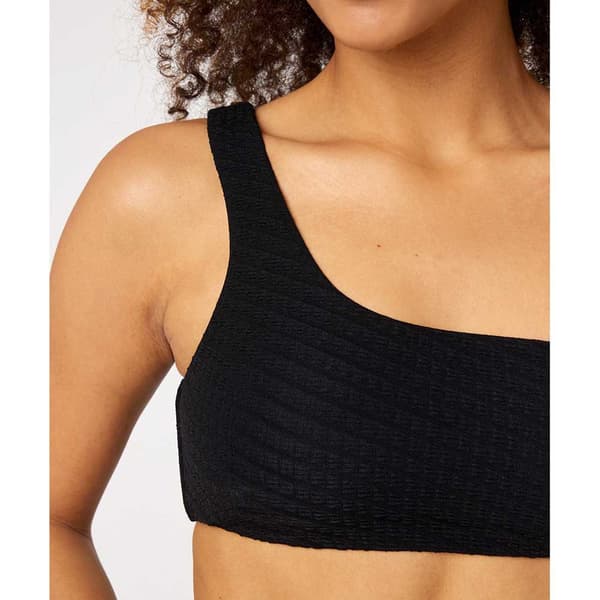Rip Curl Bikinitop Custom Rib One Strap Sort L Kvinde