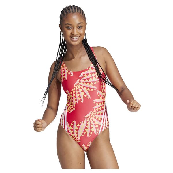 Adidas Stripes Uimapuku Farm Clx 3 Pinkki 36 Nainen