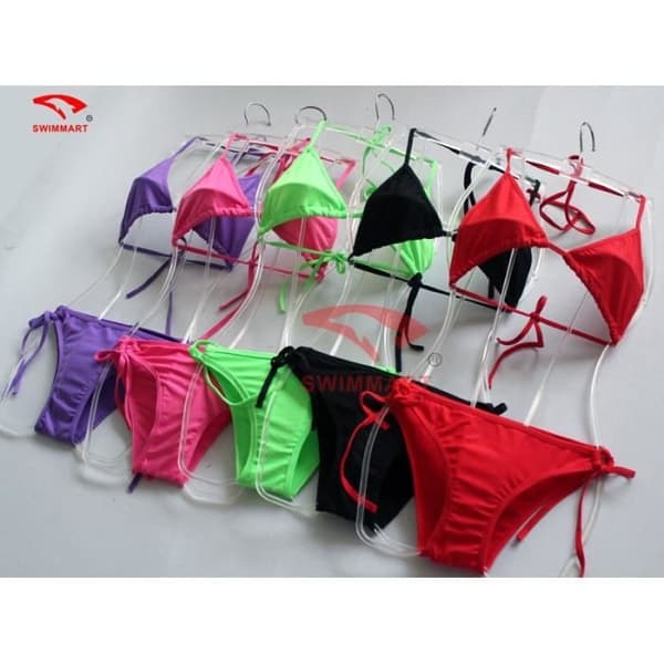 Baddräkt för kvinnor - Wishnice - 2-delad push up bikini - Vit färg - One size - Sexig stil