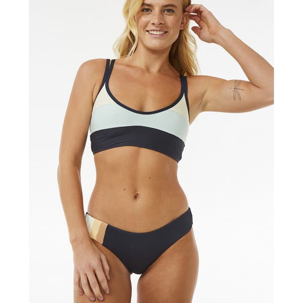 Rip Curl Bikinitop Block Party Spliced Grå S Kvinde