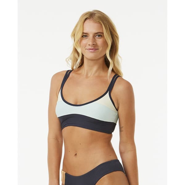 Rip Curl Bikinitop Block Party Spliced Grå S Kvinde